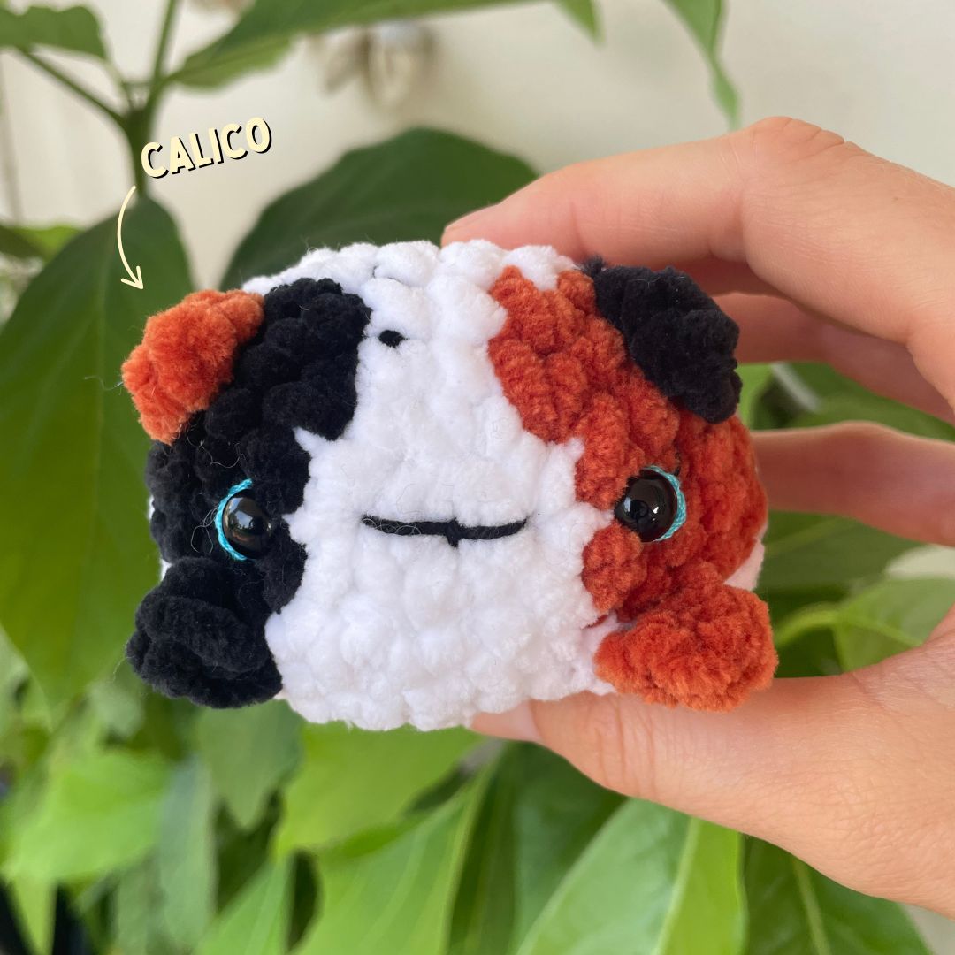 2 in 1 Ginger & Calico Loaf Cat Pattern