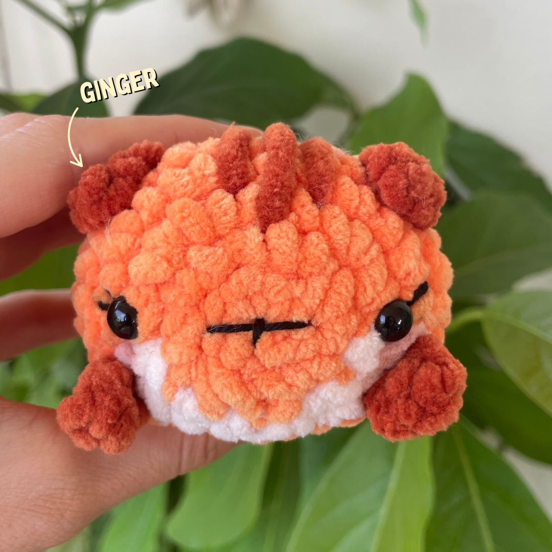 2 in 1 Ginger & Calico Loaf Cat Pattern